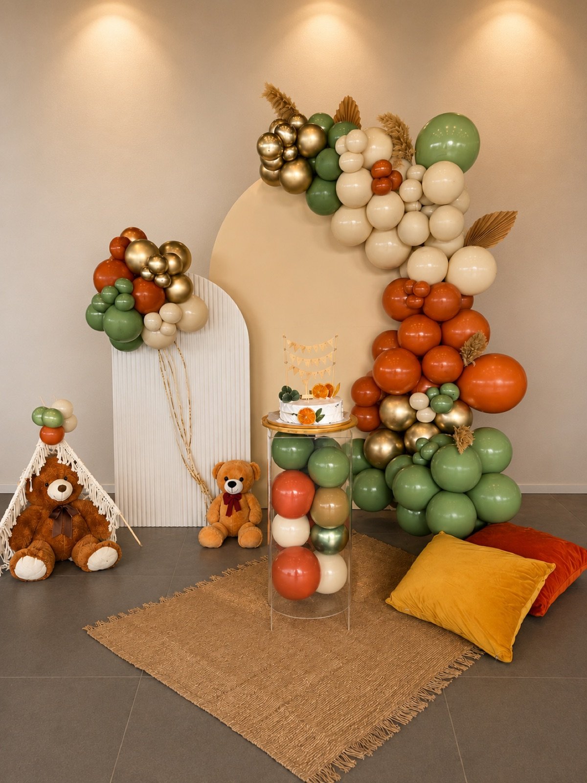 İki İz Organizasyon doğum günü balon kurulumu